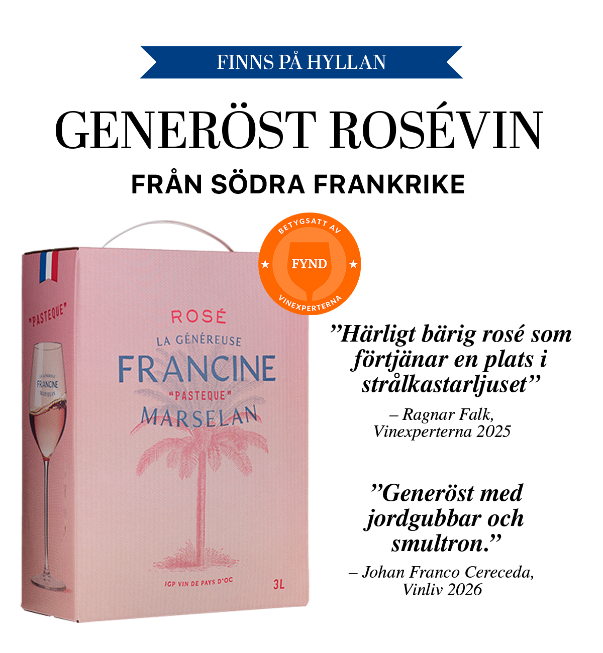 La Genereuse Francine, 2025