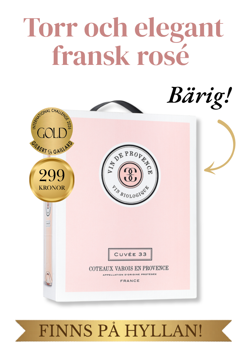 Cuvée 33 Coteaux Varois en Provence Rosé Organic, 2025