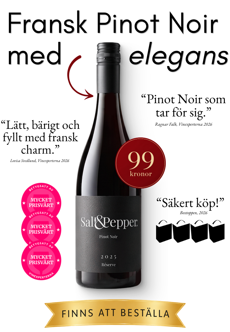 Salt & Pepper Pinot Noir Réserve, 2025