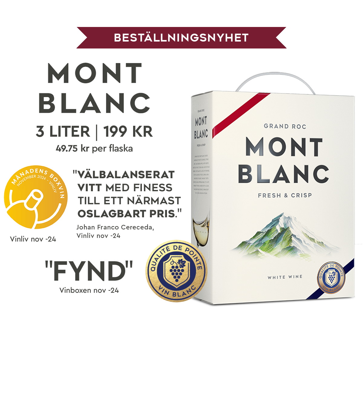 Grand Roc Mont Blanc – Årets mest beställda boxnyhet 2024!