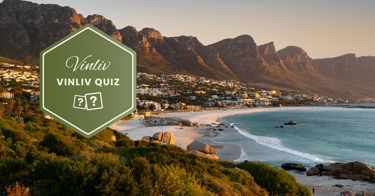 Landskapsbild, gräs, vatten och berg.