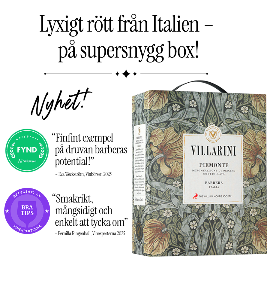 Villarini Piemonte Barbera William Morris Design Selection, 2023