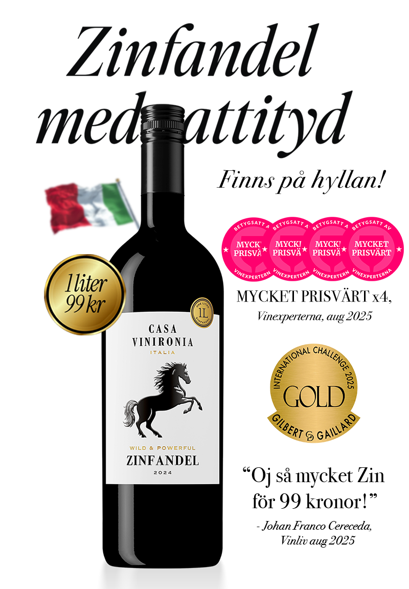 Casa Vinironia Zinfandel Wild and Powerful 1 liter