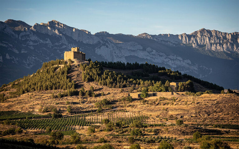 Rioja. Landskap i norra Spanien.