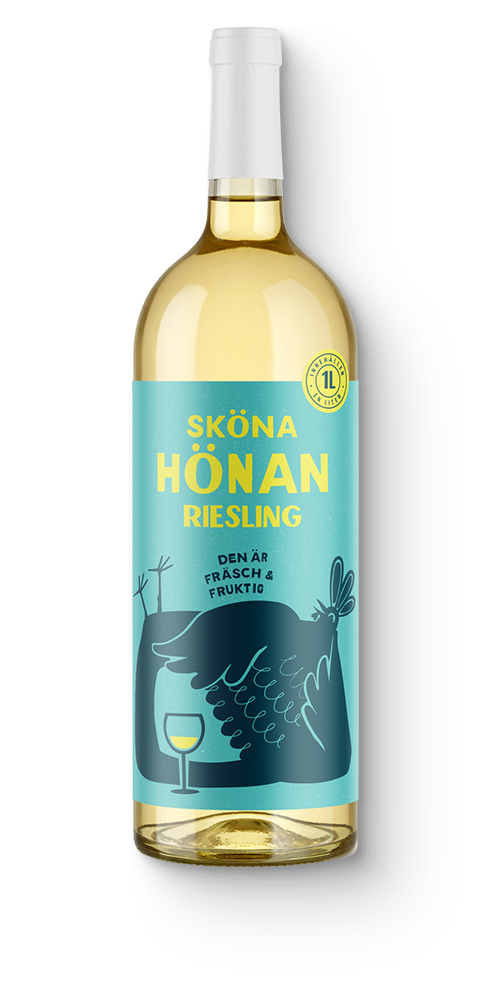 Vinet Sköna Hönan Riesling, produktbild