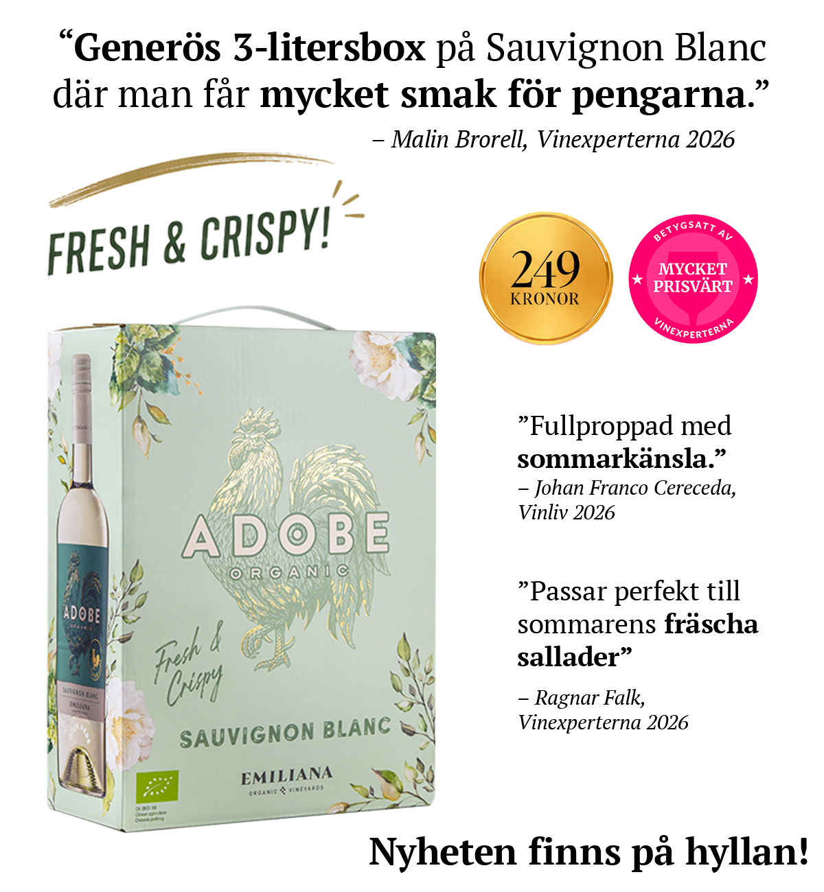 Adobe Sauvignon Blanc, 2025