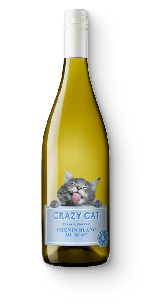 Vinet Crazy Cat Chenin Blanc & Muscat, produktbild