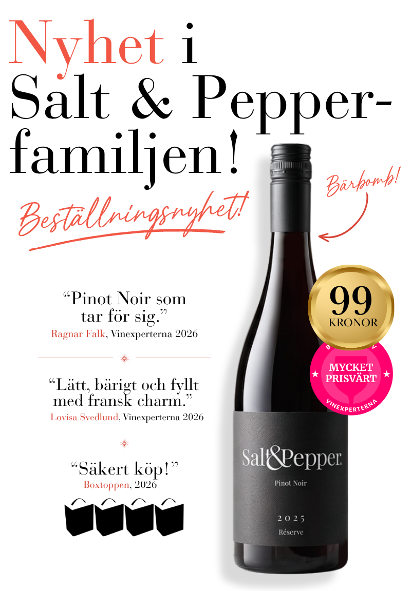 Salt & Pepper Pinot Noir Réserve, 2025